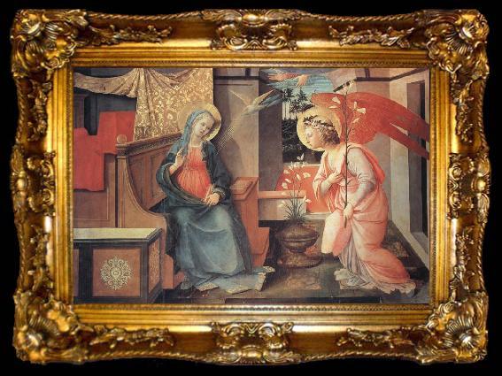 framed  Fra Filippo Lippi The Annunciation, ta009-2